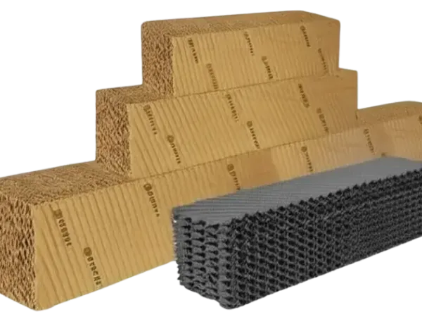 Sistema de aire lavado con panel celdek Airpak